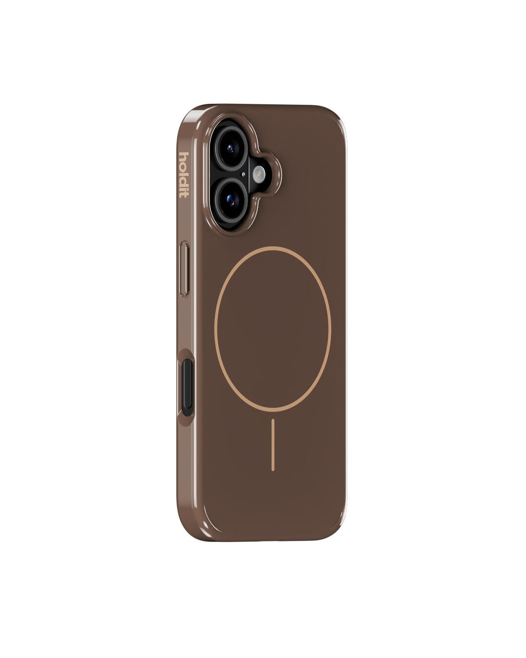 MagSafe iPhone cover - Chocolate/Beige